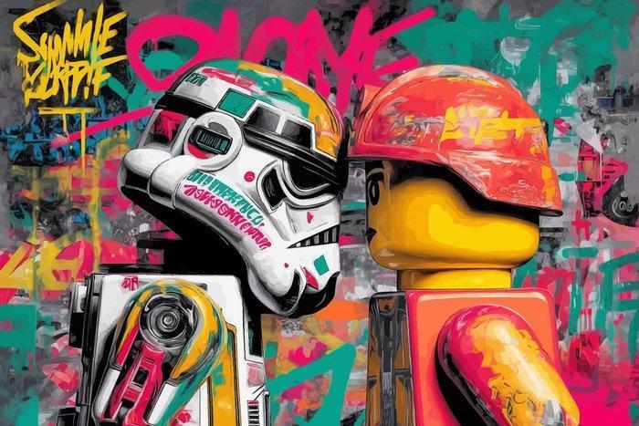 IPR Graph - Stormtrooper vs Lego – “Choque de Universos, Kinderen en Baby's, Speelgoed | Duplo en Lego