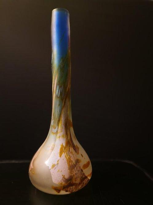 Louis Leloup - Vase soliflore - Verre, Antiquités & Art, Antiquités | Verre & Cristal