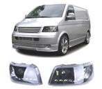 PHARES POUR VOLKSWAGEN VW T5 03-10 DIURNES LED FOND NOIR, Auto-onderdelen, Verzenden, Nieuw