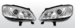 Koplampen LED DRL | Opel Zafira 1999-2005 | chroom, Auto-onderdelen, Verzenden, Nieuw, Opel