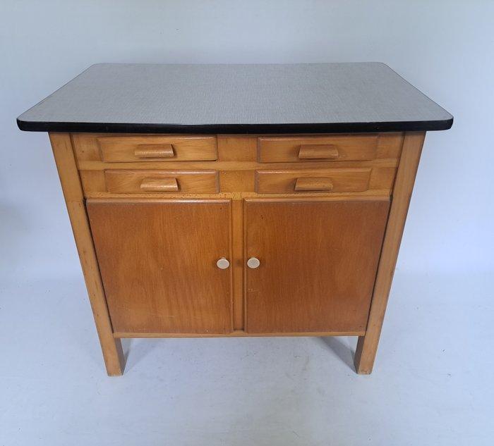 Armoire - Hêtre - Placard de cuisine / commode, Antiquités & Art, Art | Objets design