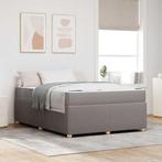 vidaXL Bedframe Anders Taupe 160 x 200 cm Stof, Huis en Inrichting, Slaapkamer | Bedden, Verzenden, Nieuw