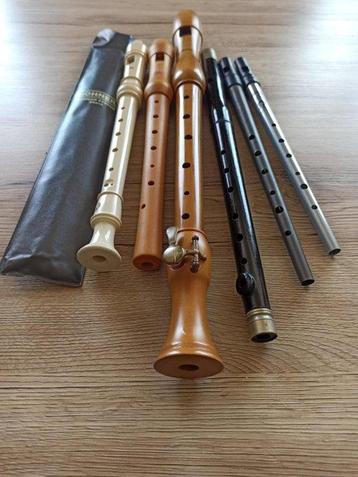 Various brands - Collection of 6 Various Flutes & Recorders beschikbaar voor biedingen