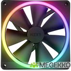 NZXT F140 RGB DUO - 140mm RGB Fan - Single - Black, Computers en Software, Computerkoelers, Verzenden, Nieuw