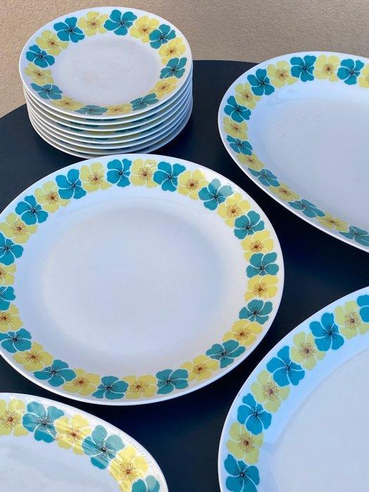 Richard Ginori - Tafelservies (12) - bloemachtig - Porselein, Antiek en Kunst, Antiek | Meubels | Tafels