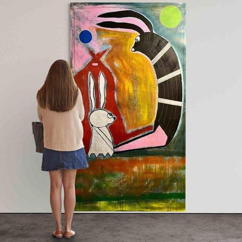 V. Cox - Dont be afraid of the shadows V - XXL · No Reserve, Antiek en Kunst, Kunst | Schilderijen | Modern