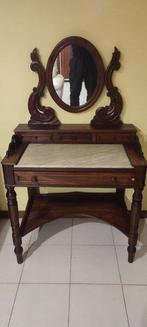 Armoire - Marbre de Carrare, Noyer