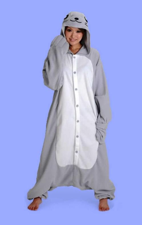 Onesie Zeehond Pak XL-XXL Zeehondpak Kostuum Grijs Zeeleeuw, Kleding | Heren, Carnavalskleding en Feestkleding, Nieuw, Ophalen of Verzenden