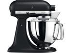 KitchenAid Artisan 5KSM175PSEBK - Keukenrobot - 4,8L RVS kom, Verzenden, Zo goed als nieuw