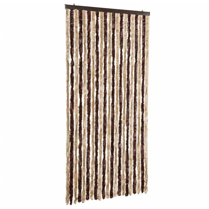 Vliegengordijn Beige/Bruin | OP = OP | Goedkoop & Handig!, Doe-het-zelf en Bouw, Deuren en Vliegenramen, Nieuw, Kunststof, Hordeur