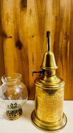 Pigeon - Lampe à pétrole - Laiton doré - Pigeon