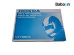 Livret dinstructions Honda VT 750 DC Black Widow 2000-2003