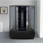 Stoomcabine met massagebad - rechthoekig - zwart b, Ophalen, Nieuw