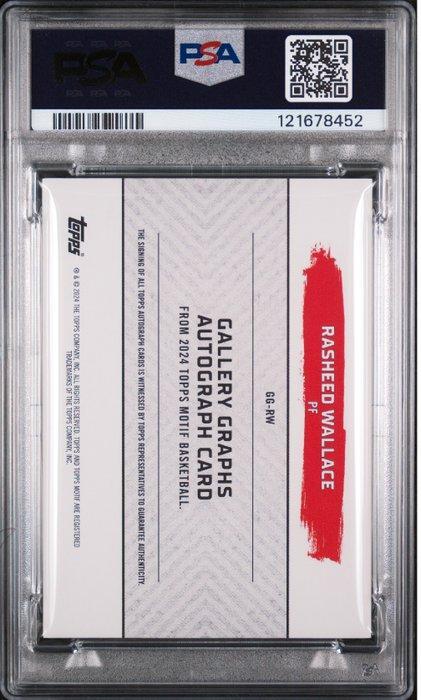2023 Topps Gallery Graphs Rasheed Wallace 3/5 Gesigneerde, Verzamelen, Stickers