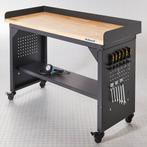 Datona Werkbank PRO met eiken werkblad en legbord, Doe-het-zelf en Bouw, Werkbanken, Ophalen of Verzenden, Nieuw