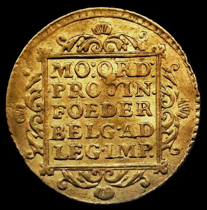 Nederland, Holland Dukaat 1761, Postzegels en Munten, Munten | Nederland