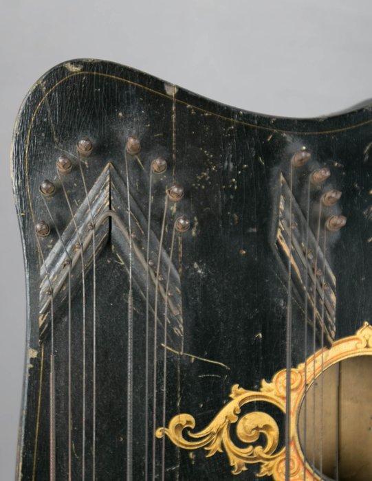 German/ French - Antique citer, ca. 1910 - -, Muziek en Instrumenten, Blaasinstrumenten | Blokfluiten