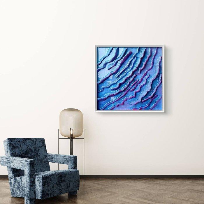 Maria Ruisi - 5D Liquid Relief in Motion and Light, Antiquités & Art, Art | Objets design