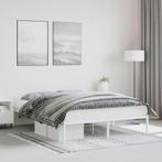 vidaXL Bedframe metaal wit 160x200 cm, Huis en Inrichting, Slaapkamer | Bedden, Verzenden, Nieuw