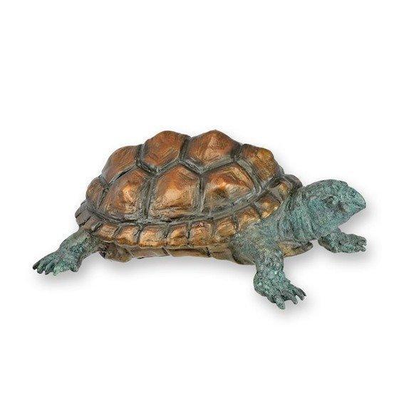 Figurine - Schildpad - Bronze, Antiek en Kunst, Curiosa en Brocante