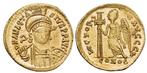 Byzantijnse Rijk. Anastasius I (491-518 n.Chr.). Solidus, Timbres & Monnaies