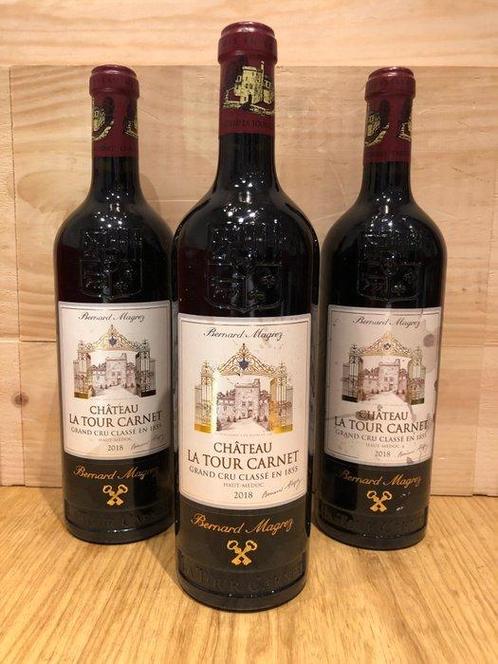 2018 Chateau La Tour Carnet Bernard Magrez - Haut-Médoc 4ème, Collections, Vins