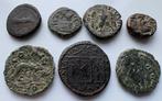 Empire romain (Provincial) Lot of 7 Æ coins 1st-3th Century