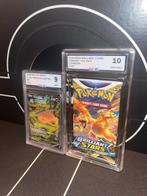 Wizards of The Coast - 2 Graded card - CHARIZARD BOOSTER  +, Nieuw