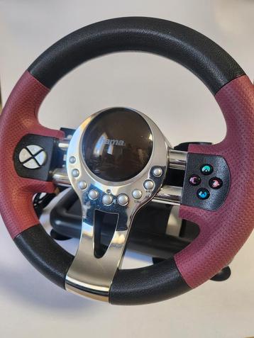 Hama Racing Wheel Thunder V5 Playstation 3/ PC, Ophalen of Verzenden