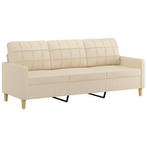 180cm Creme Sofa | OP = OP Retour Deal Voordeel, Maison & Meubles, Verzenden