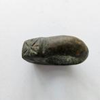 Oud Centraal-Aziatisch Aventurine Quartz Ring met wolf- en, Antiek en Kunst