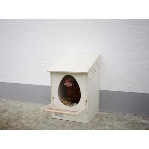 Legnest van hout, 51 x 34 x 53 cm - kerbl, Dieren en Toebehoren, Pluimvee | Toebehoren, Nieuw