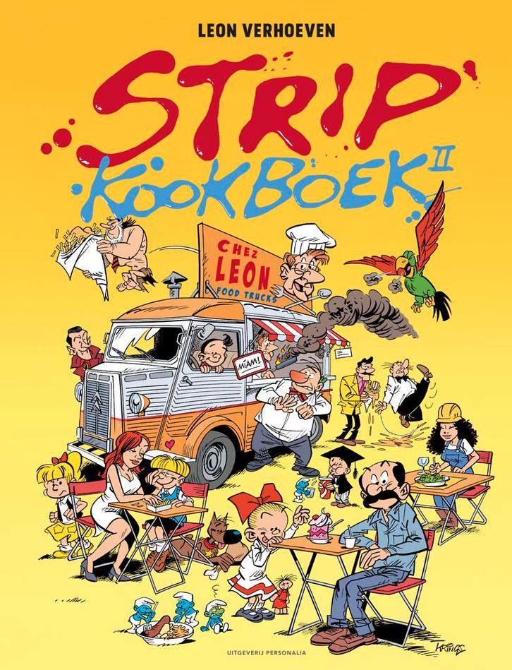 Stripkookboek / 2 9789493234970 Leon Verhoeven, Boeken, Overige Boeken, Zo goed als nieuw, Verzenden