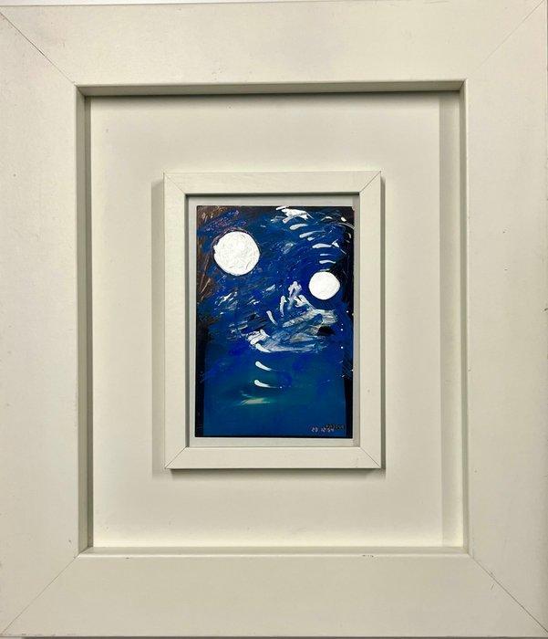 Mario Schifano (1934-1998) - Pianeti D Argento, Antiek en Kunst, Kunst | Schilderijen | Modern