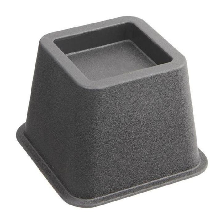Bedverhoger / meubelverhoger 8 cm (PER STUK) - ZWART, Diversen, Verpleegmiddelen, Ophalen of Verzenden