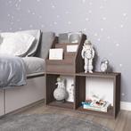 vidaXL Kindertijdschriftenrek 71x30x78,5 cm hout grijs en, Verzenden, Nieuw