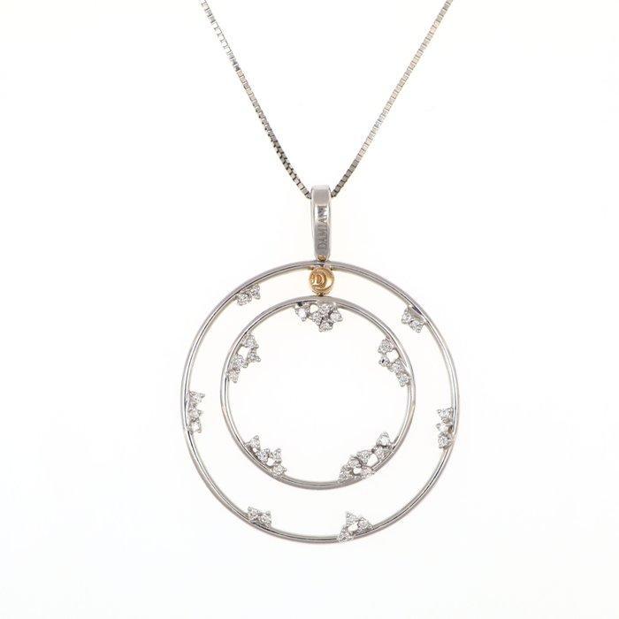 Zonder Minimumprijs - Damiani - Ketting met hanger - 18, Handtassen en Accessoires, Antieke sieraden