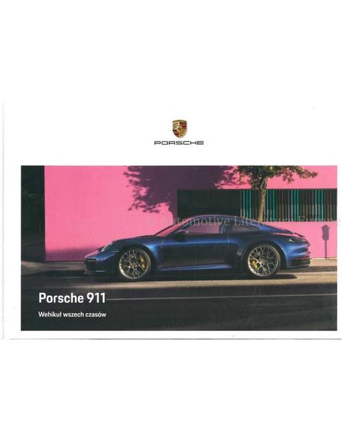 2020 PORSCHE 911 CARRERA HARDCOVER BROCHURE POOLS, Boeken, Auto's | Folders en Tijdschriften, Ophalen of Verzenden