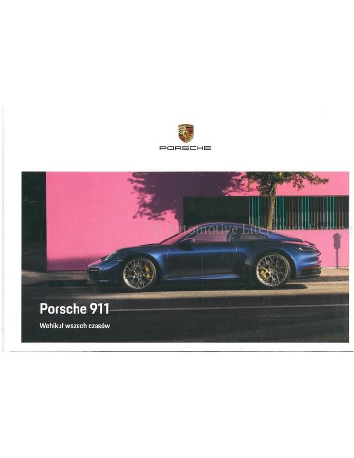 2020 PORSCHE 911 CARRERA HARDCOVER BROCHURE POOLS, Boeken, Auto's | Folders en Tijdschriften, Ophalen of Verzenden