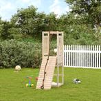 vidaXL Speelhuis met klimwand massief grenenhout, Kinderen en Baby's, Verzenden, Nieuw