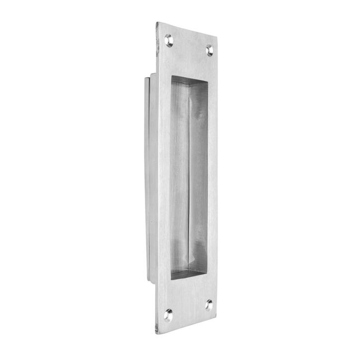 Schuifdeurkom Presa mat nikkel recht, Doe-het-zelf en Bouw, Hang- en Sluitwerk, Schuif of Grendel, Nieuw, Koper of Messing, Ophalen of Verzenden