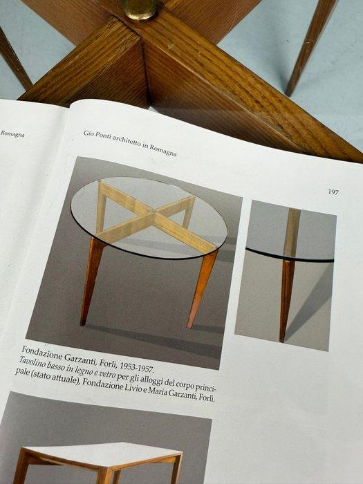 ISA - Gio Ponti - Table basse - Verre, Frêne, Antiquités & Art, Art | Objets design