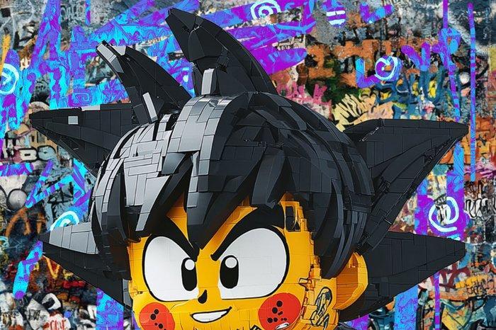 Canvas Fit - Alberto Ricardo - Goku Urbano: El Guerrero Z en, Kinderen en Baby's, Speelgoed | Duplo en Lego