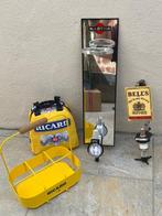 Martini, Bell’s, Ricard - Reclamebord (4) - Metaal, Textiel