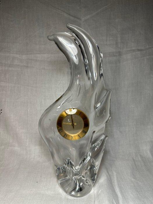 Tafel/bureauklokken - Verreries Schneider - Kristal -, Antiquités & Art, Curiosités & Brocante