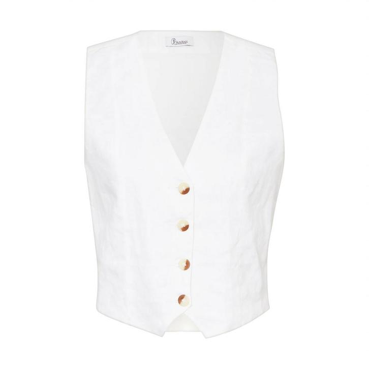 Princess goes Hollywood • wit linnen gilet • 36, Kleding | Dames, Truien en Vesten, Verzenden