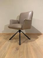 Leren draaibare eetkamerstoel Elite - Granada Taupe, 60 tot 90 cm, Nieuw, Leer, Ophalen of Verzenden
