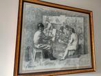 Antonio Bueno (1918-1984) - Il pittore e la modella, Antiek en Kunst, Kunst | Schilderijen | Modern
