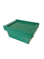 Distributiebak 400x300x173 mm nestbaar groen gebruikt, Ophalen of Verzenden, Nieuw