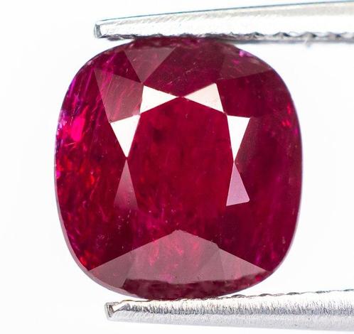 Zonder Minimumprijs Robijn  - 2.39 ct - Lotus Gemology -, Handtassen en Accessoires, Edelstenen